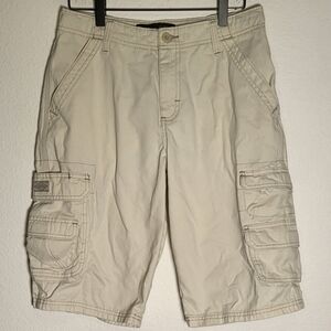 Lee Cream Cargo Shorts size 18R (18 boys)
